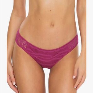 Becca Color Play Crochet Adela Hipster Bottoms in Pomegranate